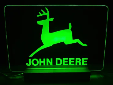 John Deere Oldtimer LED Schild altes Motiv